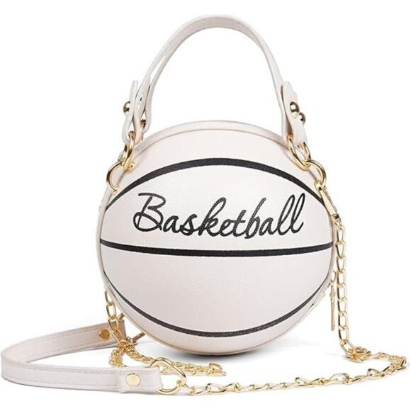 Basketball Purse Bag Shoulder Handbag Messenger Handbag Mini Zipper Women's - Picture 8 of 8
